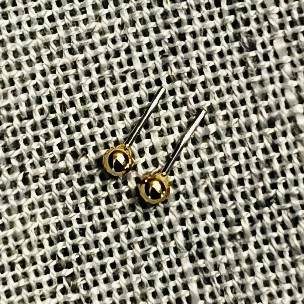 Set of 2 - Buddha Jewelry Organics 14k yellow gold bead threadless ends
